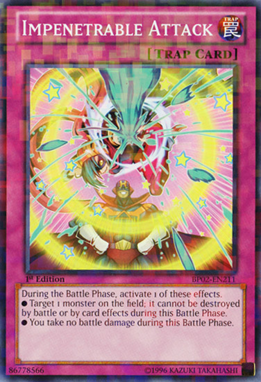 Impenetrable Attack - BP02-EN211 - Mosaic Rare - 1st Edition