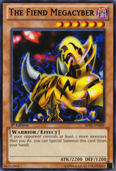 The Fiend Megacyber - BP02-EN009 - Rare - 1st Edition