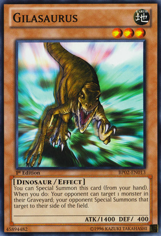 Gilasaurus - BP02-EN013 - Common - 1st Edition