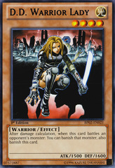 D.D. Warrior Lady - BP02-EN021 - Rare - 1st Edition