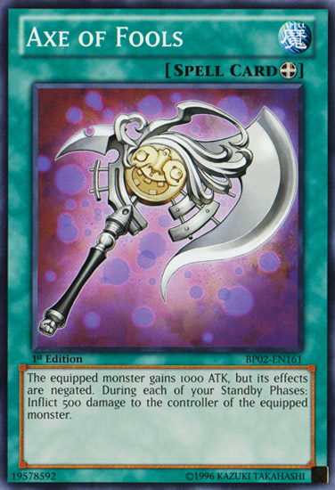 Axe of Fools - BP02-EN161 - Common - 1st Edition