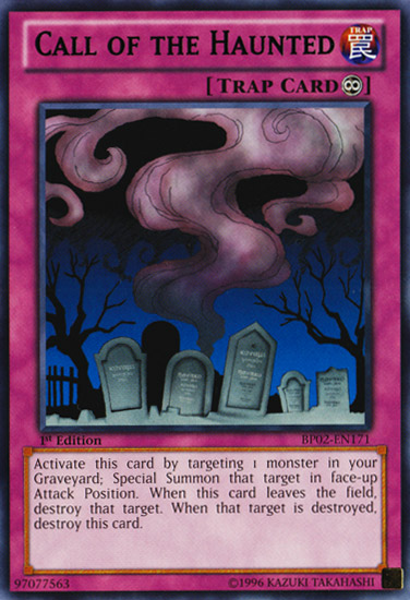 Call of the Haunted - BP02-EN171 - Rare - 1st Edition