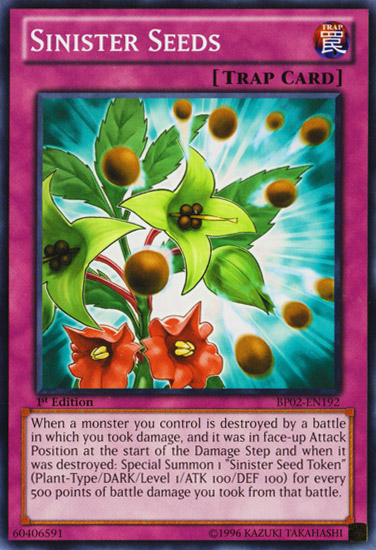 Sinister Seeds - BP02-EN192 - Common - 1st Edition