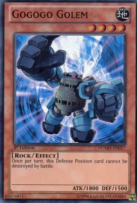 Gogogo Golem - NUMH-EN017 - Super Rare - 1st Edition