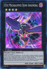 CXyz Mechquipped Djinn Angeneral - NUMH-EN036 - Super Rare - 1st Edition