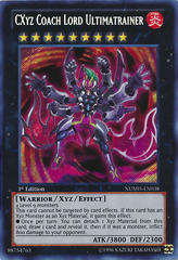 CXyz Coach Lord Ultimatrainer - NUMH-EN038 - Secret Rare - 1st Edition