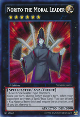 Norito the Moral Leader - NUMH-EN039 - Secret Rare - 1st Edition