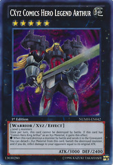 CXyz Comics Hero Legend Arthur - NUMH-EN042 - Secret Rare - 1st Edition