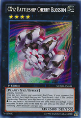 CXyz Battleship Cherry Blossom - NUMH-EN044 - Secret Rare - 1st Edition