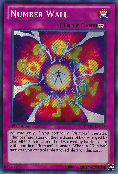 Number Wall - NUMH-EN058 - Secret Rare - 1st Edition