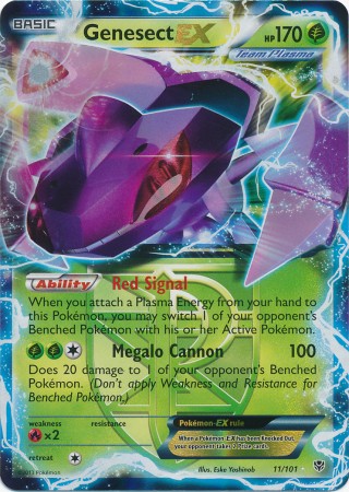 Genesect-EX - 11/101 - Rare Holo EX