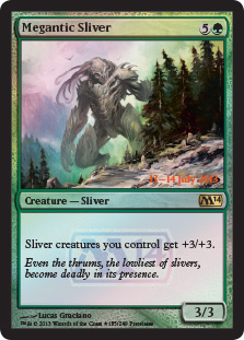 Megantic Sliver - Foil - Prerelease Promo