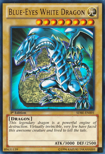 yugioh structure deck saga of blue eyes white dragon Blue-Eyes White Dragon - SDBE-EN001 - Ultra Rare - 1st Edition - YU-GI-OH!  Singles » Structure Decks » Structure Deck: Saga of Blue-Eyes White Dragon