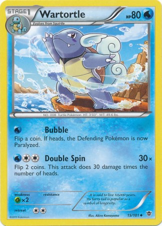 Wartortle - 15/101 - Uncommon