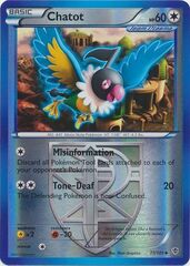 Chatot - 77/101 - Uncommon -  Reverse Holo