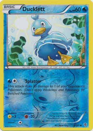 Ducklett - 29/101 - Common - Reverse Holo