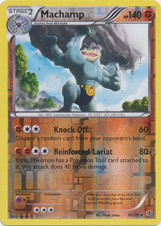 Machamp - 50/101 - Rare - Reverse Holo