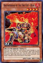 Brotherhood of the Fire Fist - Bear - CT10-EN008 - Super Rare - Limited Edition