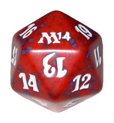 Magic Spindown Die - Magic 2014 Core Set M14 - Red