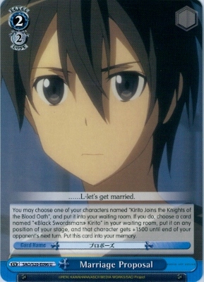 Marriage Proposal - SAO/S20-E096 - U