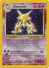 Alakazam - 1/102 - Holo Rare - Unlimited Edition