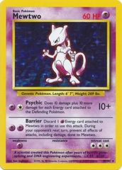 Mewtwo - 10/102 - Holo Rare - Unlimited Edition