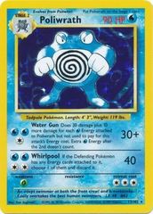 Poliwrath - 13/102 - Holo Rare - Unlimited Edition