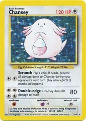 Chansey - 3/102 - Holo Rare - Unlimited Edition