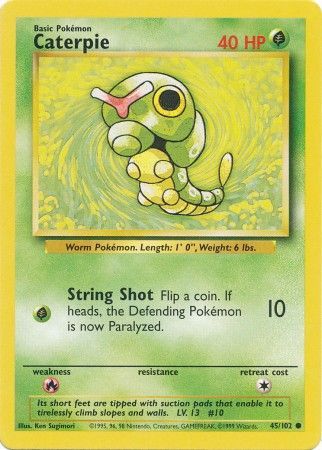 Caterpie - 45/102 - Common - Unlimited Edition