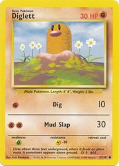 Diglett - 47/102 - Common - Unlimited Edition