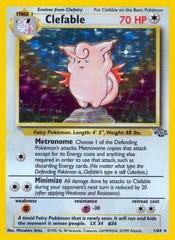 Clefable - 1/64 - Wotc Era Jungle Holo Rare - Unlimited Edition