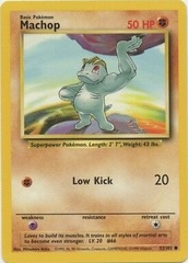 Machop - 52/102 - Common - Unlimited Edition