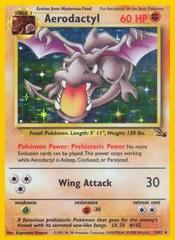 Aerodactyl - 1/62 - Fossil Holo Rare - Unlimited Edition