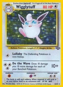 Wigglytuff - 16/64 - Holo Rare - Unlimited Edition