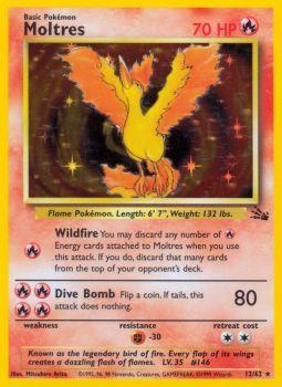 Moltres - 12/62 - Holo Rare - Unlimited Edition