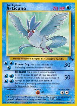 Articuno - 17/62 - Rare - Unlimited Edition