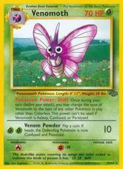 Venomoth - 29/64 - Rare - WotC Era Jungle Unlimited Edition