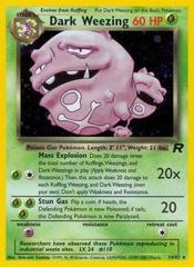 Dark Weezing - 14/82 - Team Rocket Holo Rare - Unlimited Edition