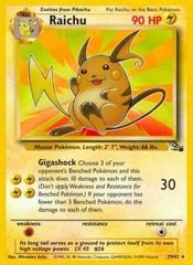 Raichu - 29/62 - Rare - Unlimited Edition