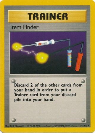 Item Finder - 74/102 - Rare - Unlimited Edition