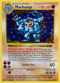 Machamp - 8/102 - Holo Rare - Unlimited Edition