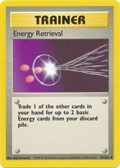 Energy Retrieval - 81/102 - Uncommon - Unlimited Edition