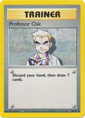 Professor Oak - 88/102 - Uncommon - Unlimited Edition