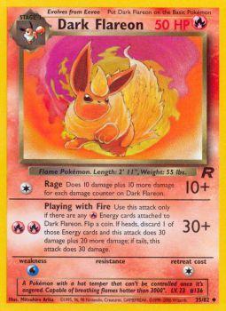 Dark Flareon - 35/82 - Uncommon - Unlimited Edition