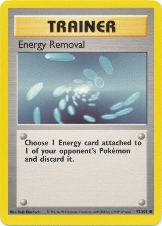 Energy Removal - 92/102 - Common - Unlimited Edition