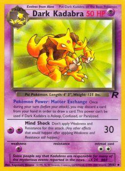 Dark Kadabra - 39/82 - Uncommon - Unlimited Edition