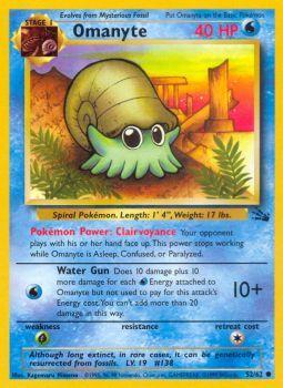 Omanyte - 52/62 - Common - Unlimited Edition