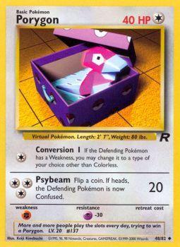 Porygon - 48/82 - Uncommon - Unlimited Edition