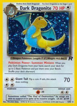 Dark Dragonite - 5/82 - Holo Rare - Unlimited Edition