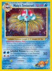 Misty's Tentacruel - 10/132 - Holo Rare - Unlimited Edition